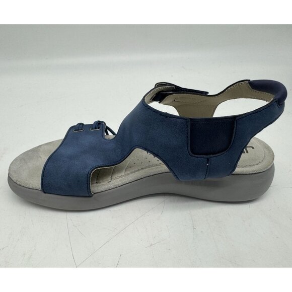JBU By Jambu Womens Alice Vegan Flats Sandals Size 9M Blue Casual Slingback - Picture 9 of 10